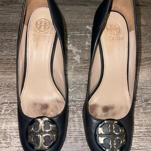 Tory Burch Black Leather Women's Shoes